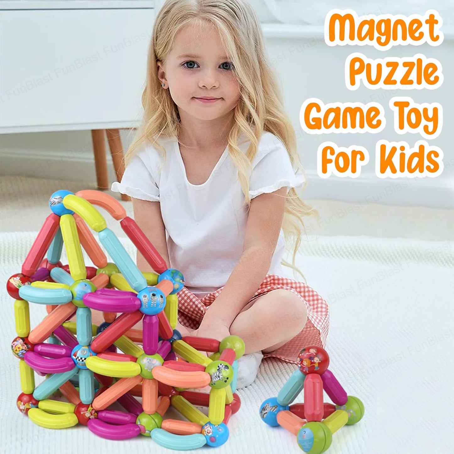 Magnetic Sticks Building Blocks for Kids – Educational STEM Learning Toy